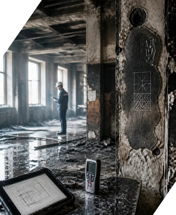 Обследование зданий после пожара в Шуе от 15420 р. | ЭкспертизаРоссия